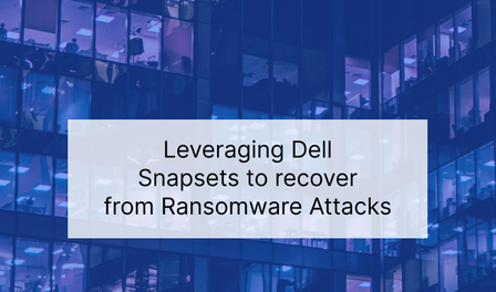 FIM+ Leverages Dell Technologies Snapsets to recover from Ransomware Attacks